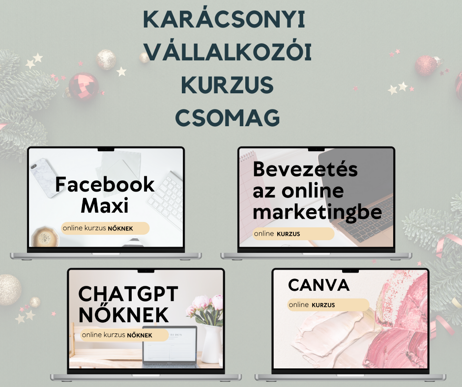 Karácsonyi kurzus csomag 2025