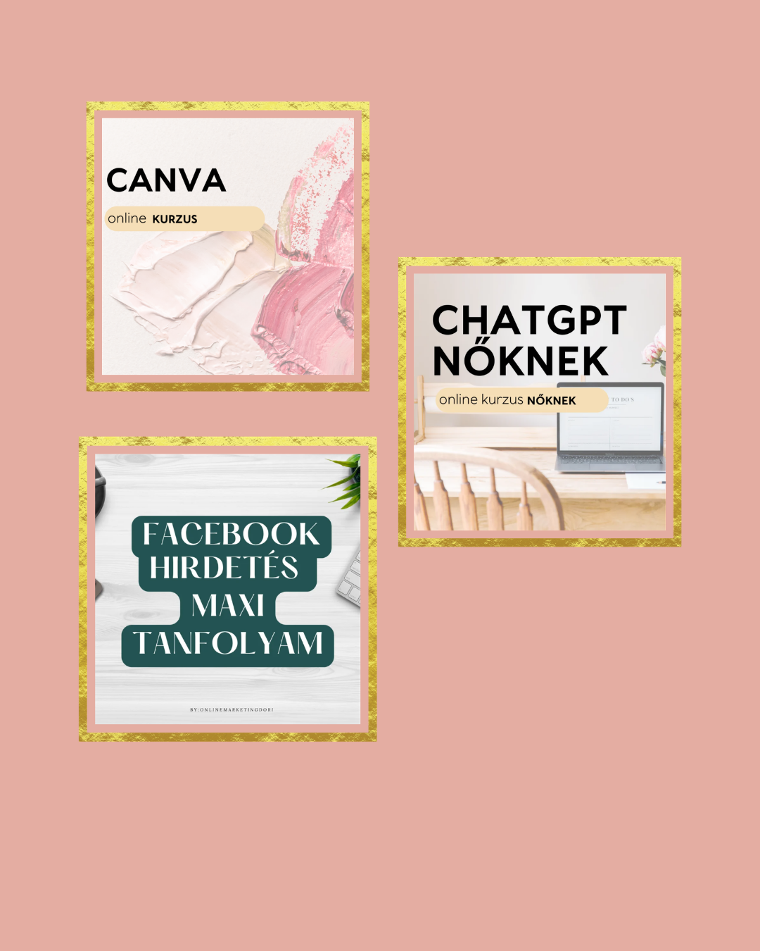 Online marketing kurzus csomag
