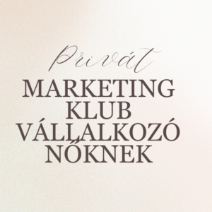 Marketing klub 1 havi tagsági díj